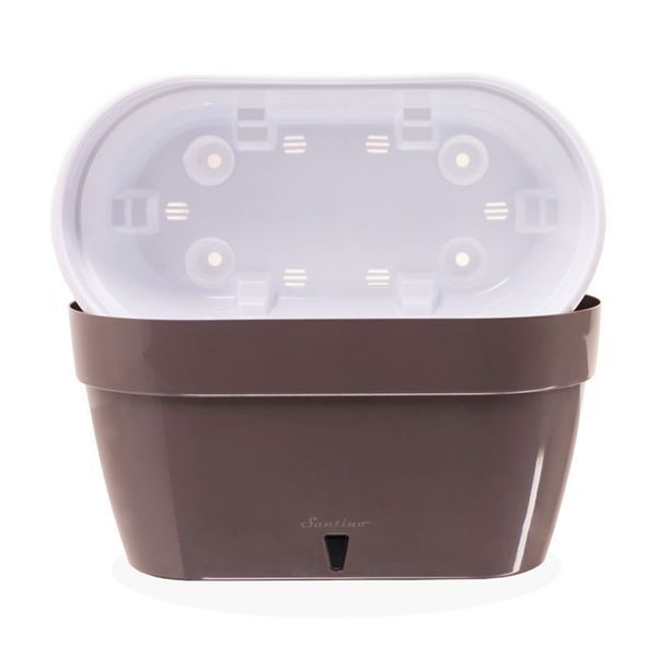 Горщик для квітів "ASTI Window BOX", шаде-білий, 5.2л AST300SHD/WHT фото