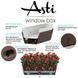 Горщик для квітів "ASTI Window BOX", шаде-білий, 5.2л AST300SHD/WHT фото 2